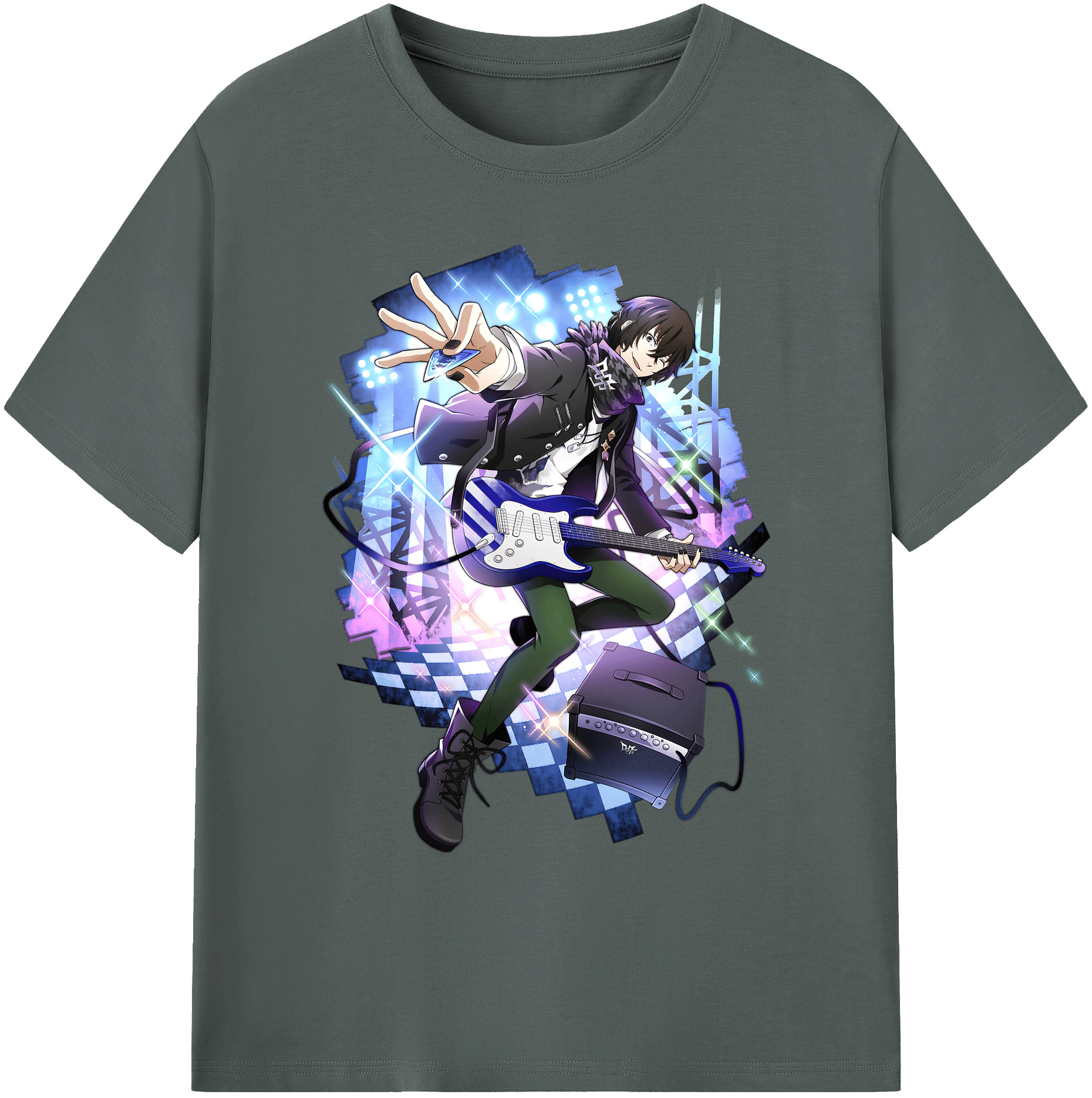 （画像用） 文豪ストレイドッグス Bungo Stray Dogs 綿100％ メンズ半袖Tシャツ｜肌触りやわらか＆通気性